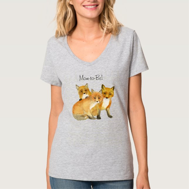 T-Shirt Maman Renard Rouge (Devant)