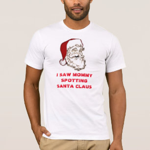 T-shirt Maman repérant le père noël