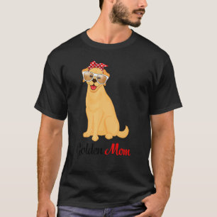 T-shirt Maman Retriever Doré Féminin Pour Maman Fête Des