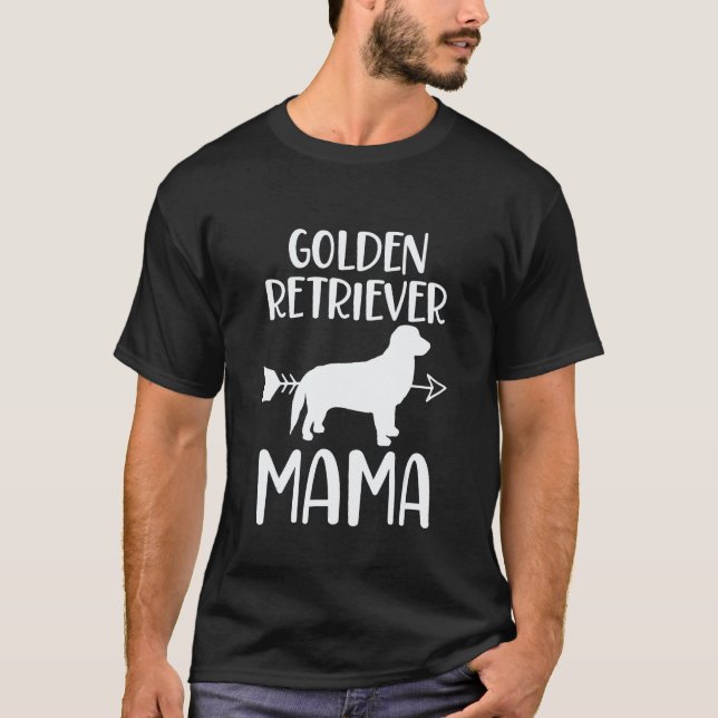 T-shirt Maman Retriever doré Maman (Devant)