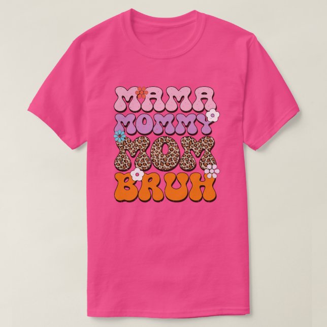 T-shirt Maman rétro 3 (Design devant)