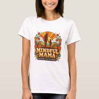 T-shirt Maman Retro Prèsente Couché de Soleil