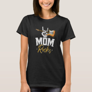 T-shirt Maman Rock and Roll Electronic Rock guitar