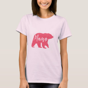 T-shirt Maman rose Bear