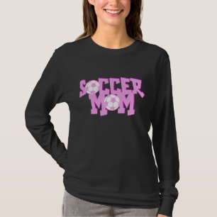 T-shirt Maman rose du football