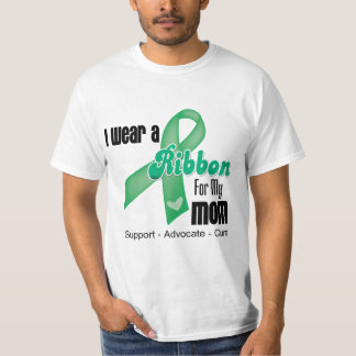 T-shirt Maman - ruban de Cancer de foie