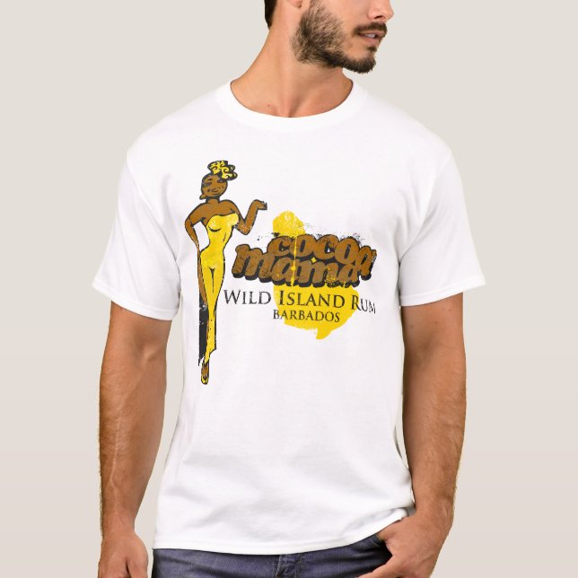 T-shirt Maman Rum de cacao (Devant)