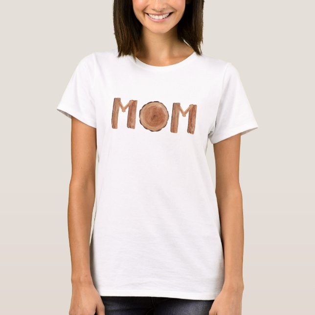 T-shirt Maman rustique (Devant)