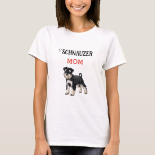T-shirt maman Schnauzer