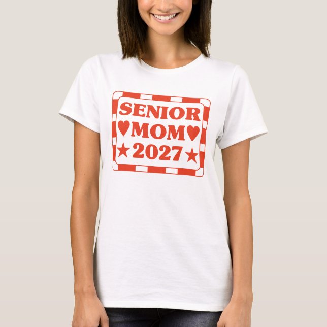 T-shirt Maman senior 2027. (Devant)