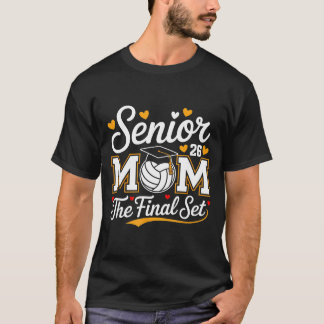 T-shirt Maman senior classe 2026 volleyball le dernier set