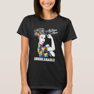T-shirt Maman sensibilisation à l'autisme Bonnet de casse-
