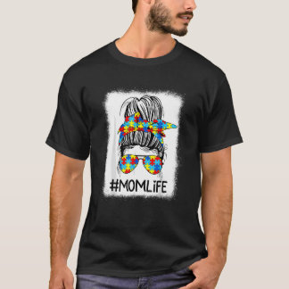 T-shirt Maman Sensibilisation sur l'autisme de vie Messy B