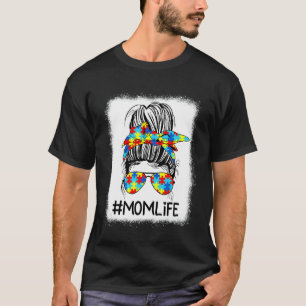 T-shirt Maman Sensibilisation sur l'autisme de vie Messy B
