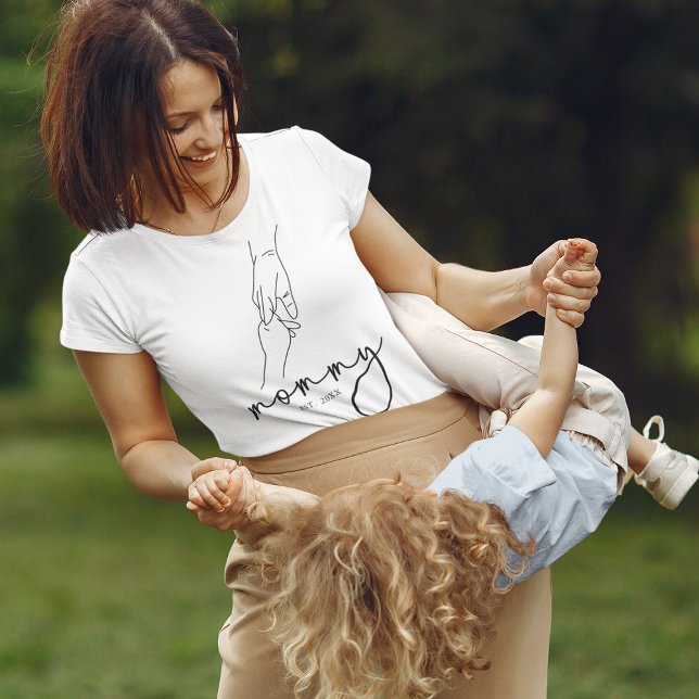 T-shirt Maman Simple et Élégante (Créateur téléchargé)