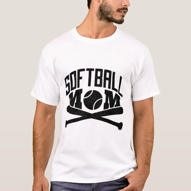 T-shirt Maman Softll - Drôle Softll  (Devant)