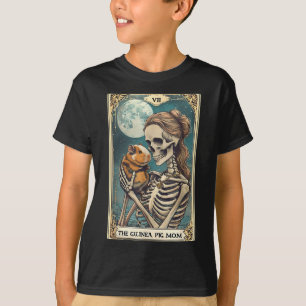 T-shirt Maman squelette de cochon d'Inde mignon propriétai