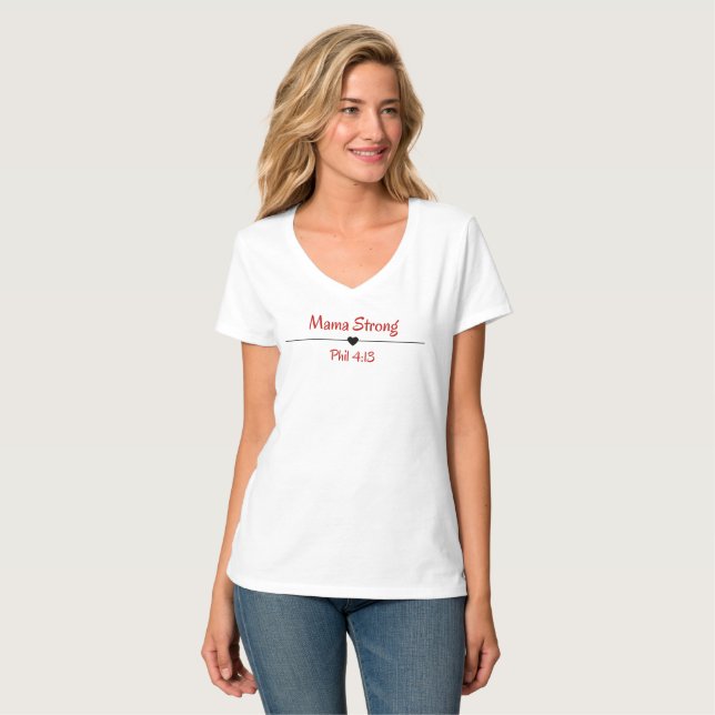 T-shirt Maman Strong Shirt (Devant entier)