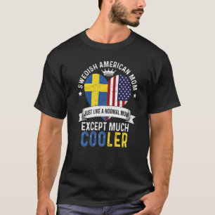 T-shirt Maman suédoise américaine Fête des mères Maman Pay