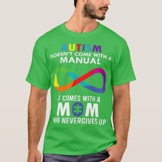 T-shirt Maman Super Autiste Qui Ne Se Lève Jamais
