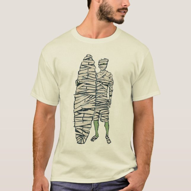 T-shirt Maman surfante de Halloween (Devant)
