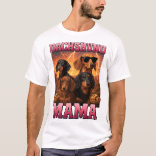 T-shirt Maman teckel