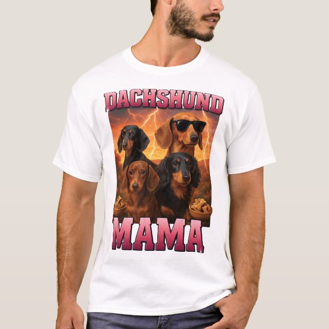 T-shirt Maman teckel (Devant)