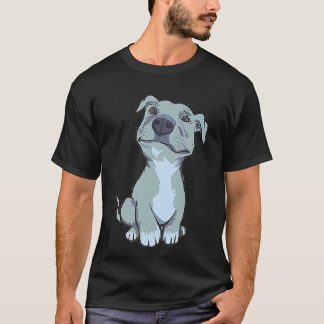 T-shirt Maman trendy de Pitbull Pibble (Devant)