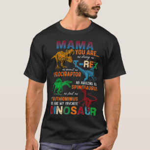 T-shirt Maman Tu Es Aussi Forte Que T Es Drôle Dinosaure M