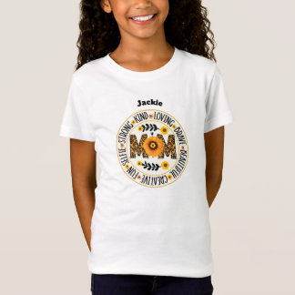T-Shirt Maman : un jardin de force et d'amour design