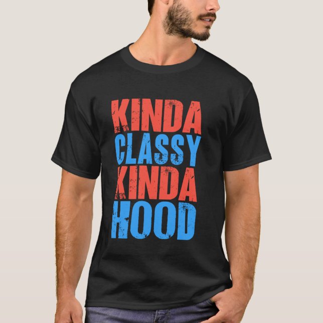 T-shirt Maman un peu classe, un peu quartier (Devant)