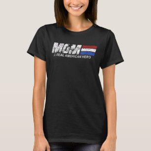 T-shirt Maman Un Véritable Héros Américain Gif Maman Réel