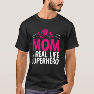 T-shirt Maman une vraie super-héroïne maman