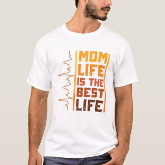 T-shirt Maman Vie est la meilleure vie Vintage Fête des Mè