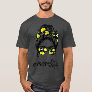 T-shirt Maman Vie est pour les femmes citron jaune Lunette