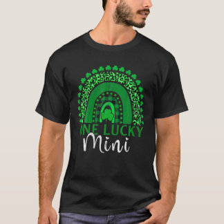 T-shirt Maman Vie St Patrick's Day One Lucky Mimi Leopard