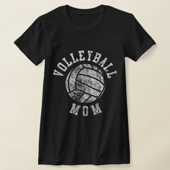 T-shirt Maman vintage de volley-ball (Poser)