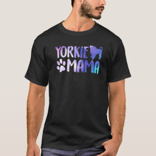 T-shirt Maman Yorkie Terrier Yorkshire Maltais Maman Chien