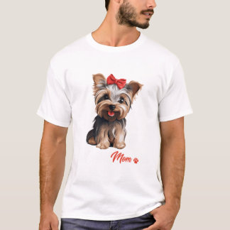 T-shirt Maman Yorkshire Terrier Dog