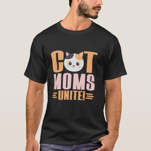 T-shirt Mamans Chats Unies Maman Chat (Devant)