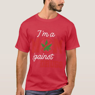 T-shirt Mamans contre les drogues Non aux drogues vintage 