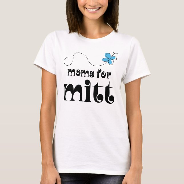 T-shirt Mamans pour Mitt Romney 2012 (Devant)