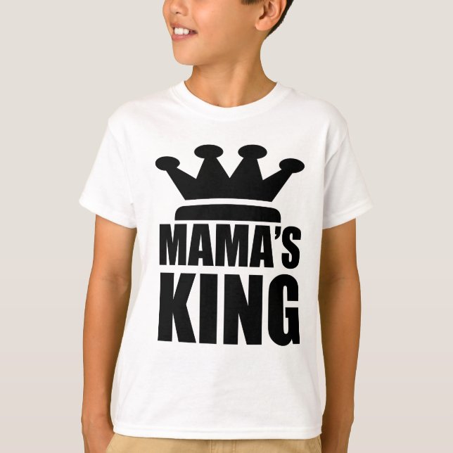 T-shirt Mamas baby king (Devant)