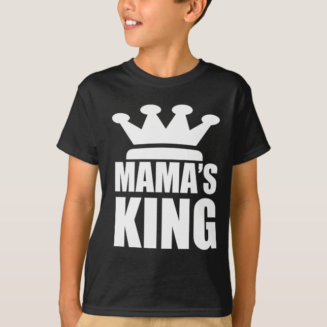 T-shirt Mamas baby king (Devant)