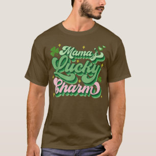 T-shirt Mama's Lucky Sharm Women Retro St Patricks Day Gr