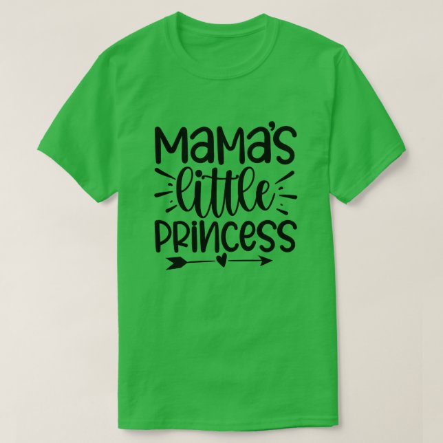 T-shirt Mamas petite princesse01 (Design devant)