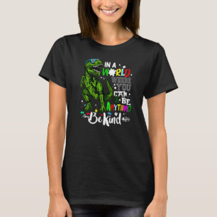 T-shirt Mamasaurus Autisme Maman Dans Un Monde Vous Pouvez