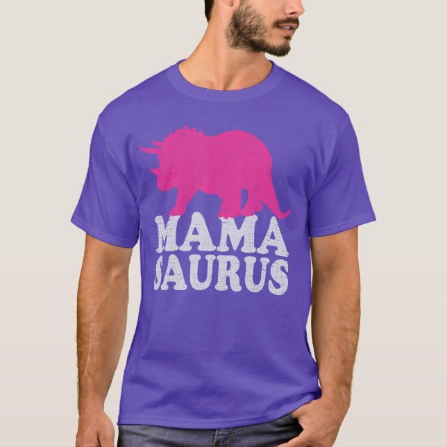 T-shirt MAMASAURUS Cutericeratops Maman dinosaure amies (Devant)