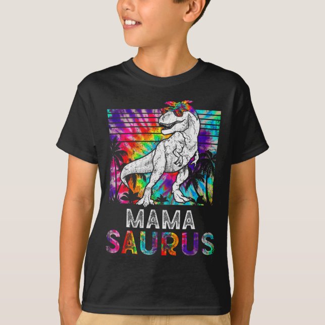 T-shirt Mamasaurus Dinosaur Mama Saurus Family Matching Ti (Devant)