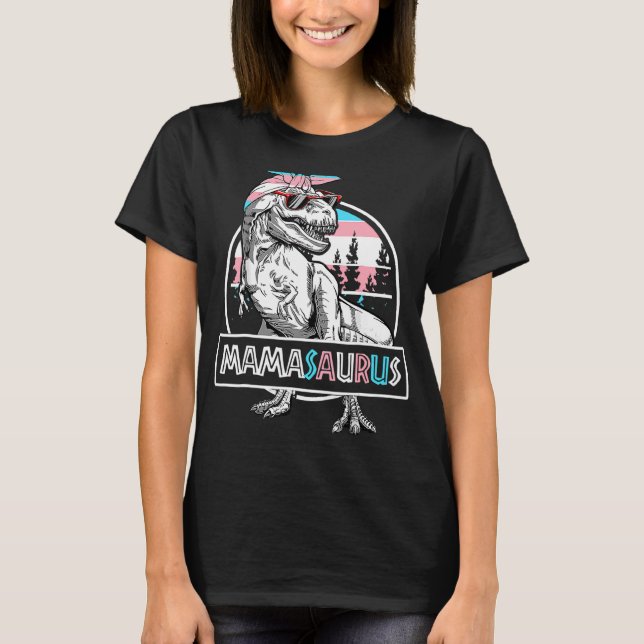 T-shirt Mamasaurus Dinosaur Mama Saurus Protéger les enfan (Devant)